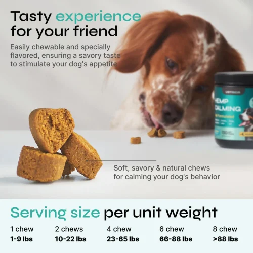Calming Chews for Dogs Anxiety Relief