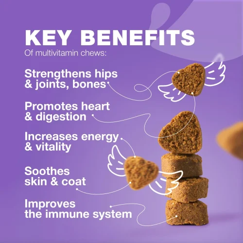 Dog Vitamins 15 in 1 Dog Multivitamin Chews